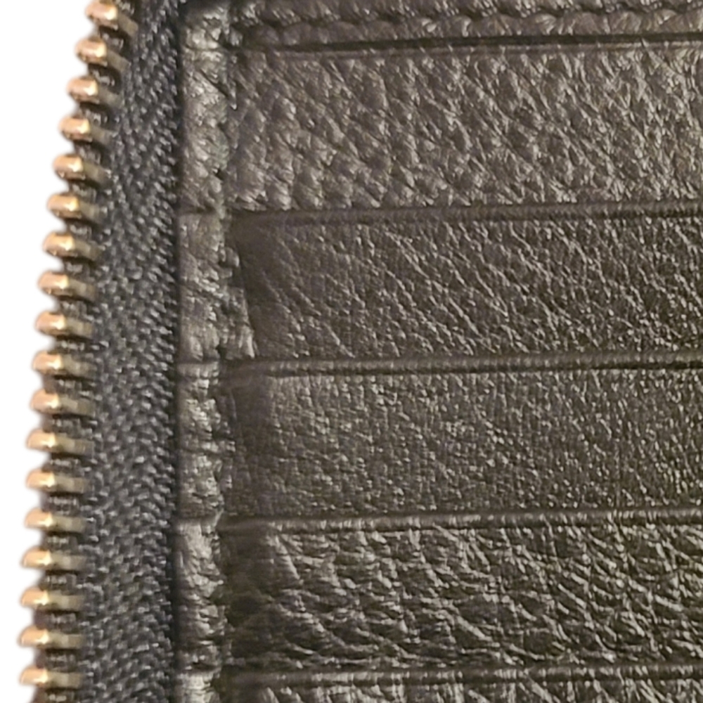 BVLGARI LOGOMANIA CANVAS & LEATHER ZIP WALLET - Picture 12 of 12
